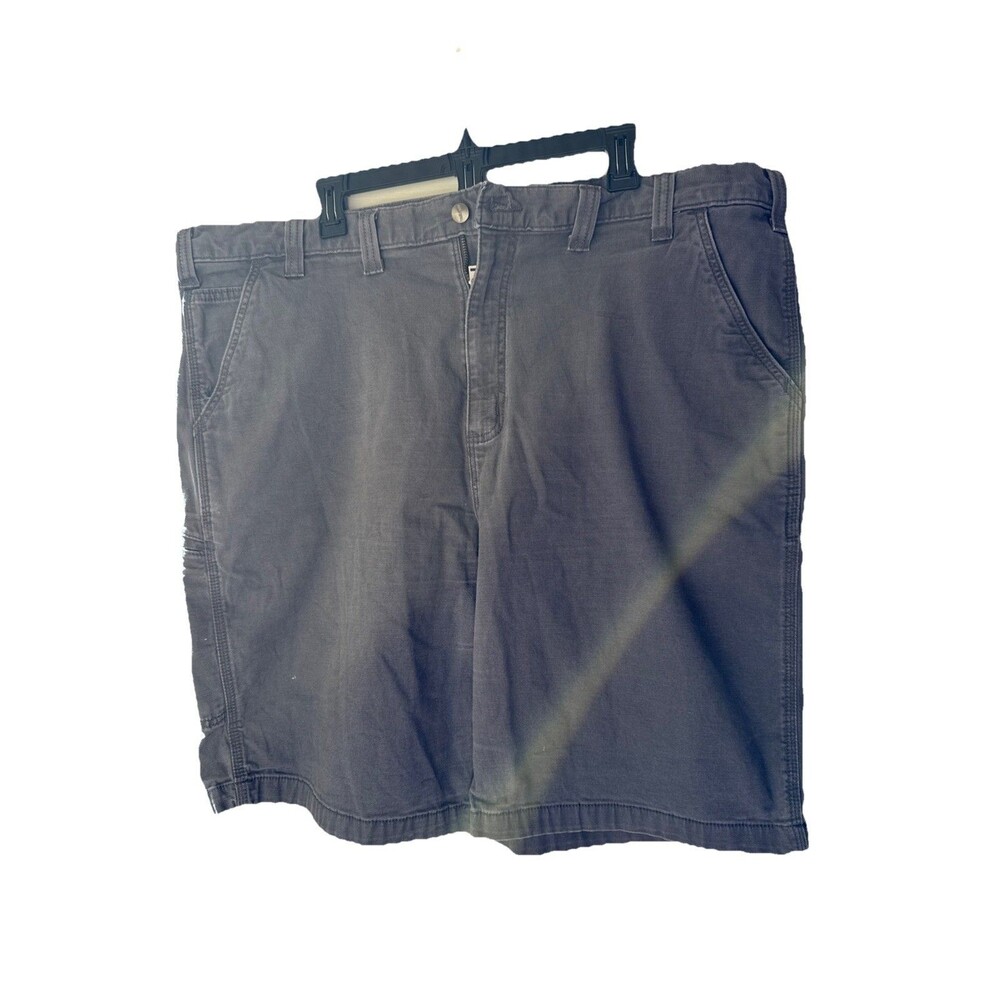 Carhartt Shorts‎ Mens 44 Rugged Flex Canvas Relaxed Fit Workwear Logo 102514-039